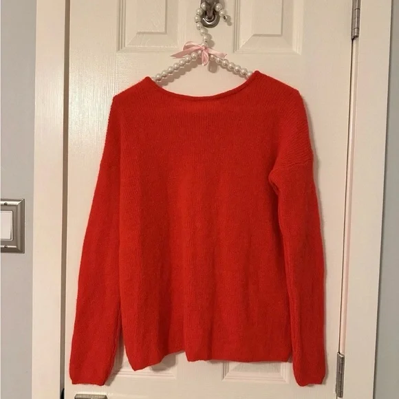 NWT Sezane Gaspard Cardigan Sweater in Red Size XS - Picture 9 of 13